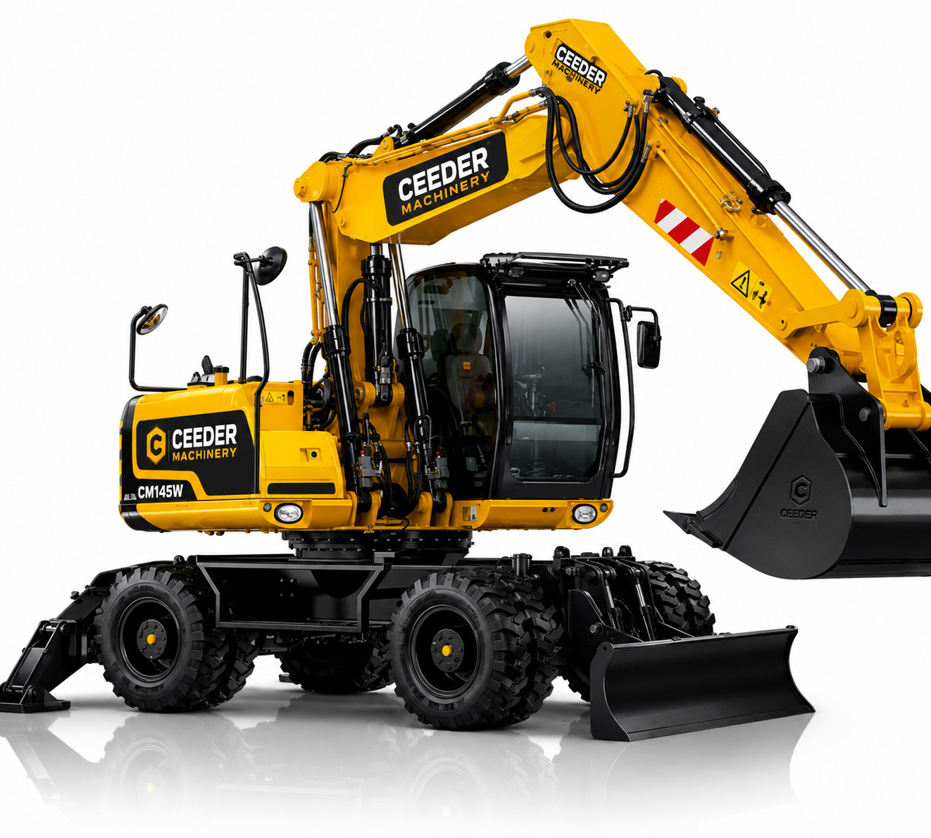 JCB JS145W Wheeled Excavator
